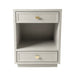 Logan 50x65cm Bedside Table - Grey