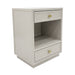 Logan 50x65cm Bedside Table - Grey