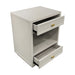 Logan 50x65cm Bedside Table - Grey