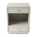 Logan 50x65cm Bedside Table - Grey