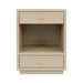 Logan Bedside Table - Beige