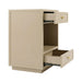 Logan Bedside Table - Beige