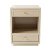 Logan Bedside Table - Beige