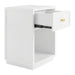 Logan 40x60cm Bedside Table - White