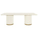 Eli Rectangular Dining Table - 2.4m Ivory