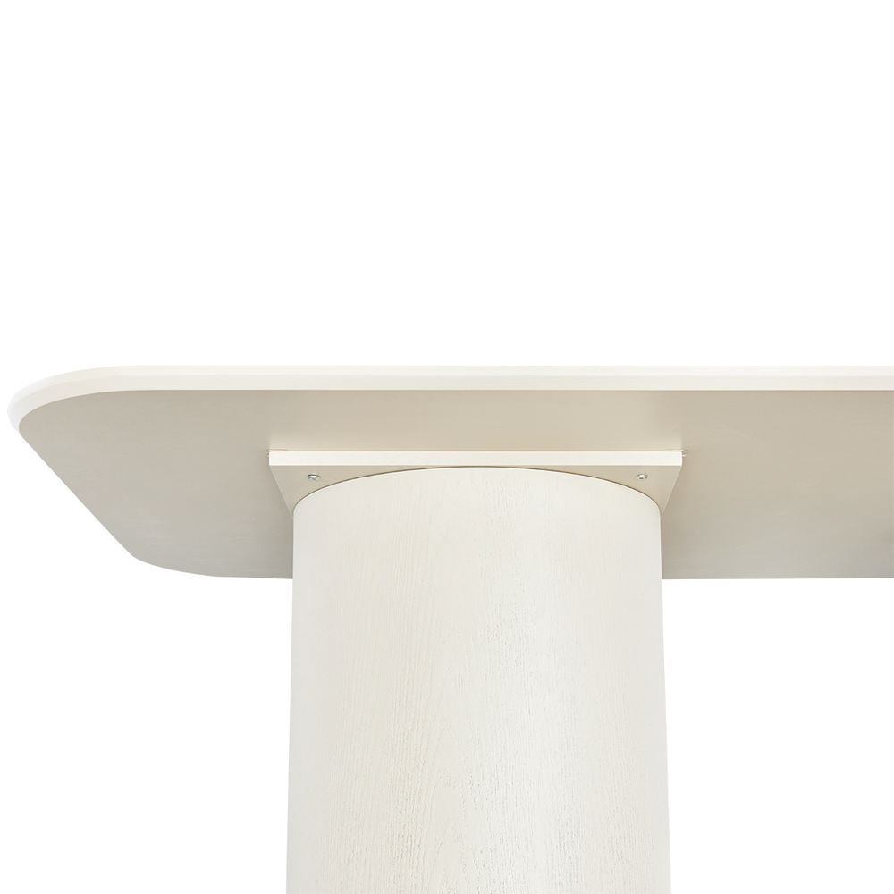 Eli Rectangular Dining Table - 2m Ivory