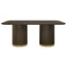 Eli Rectangular Dining Table - 2m Smoked Oak