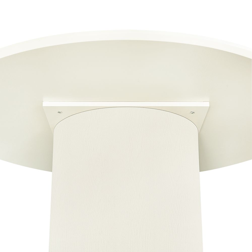 Eli Round Dining Table - 1.5m Ivory