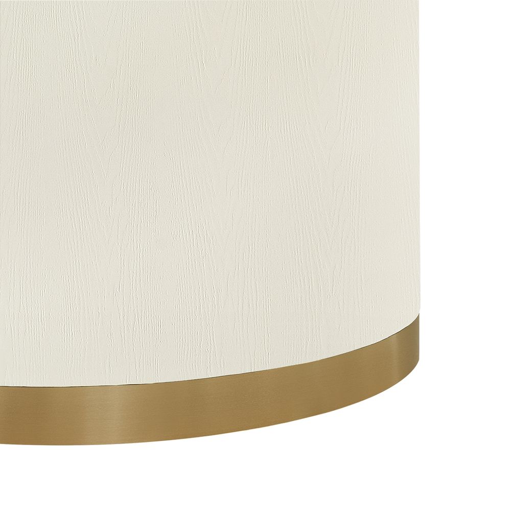 Eli Round Dining Table - 1.5m Ivory