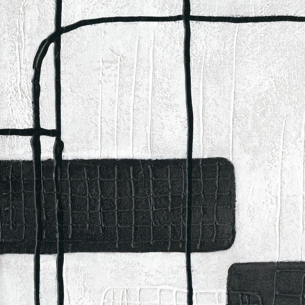 Dark Geometry Series II Canvas Painting