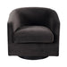 Bellevue Swivel Arm Chair - Slate Grey Velvet