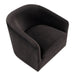 Bellevue Swivel Arm Chair - Slate Grey Velvet