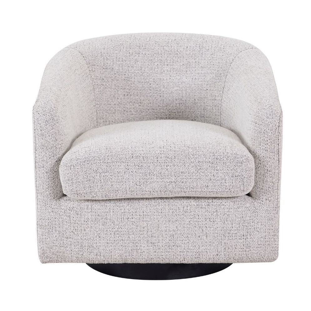 Bellevue Swivel Arm Chair - Salt & Pepper
