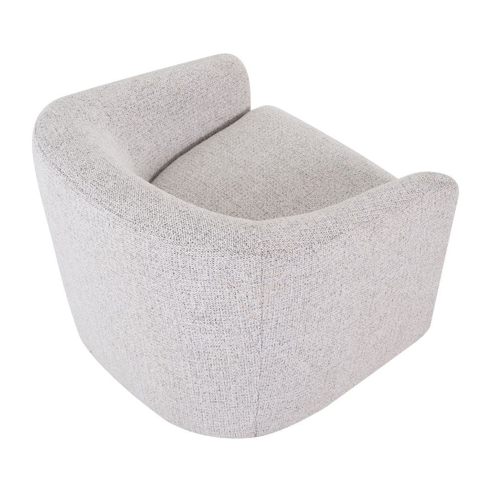 Bellevue Swivel Arm Chair - Salt & Pepper