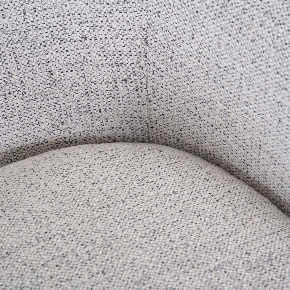 Bellevue Swivel Arm Chair - Salt & Pepper