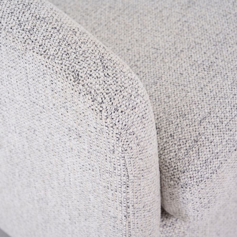 Bellevue Swivel Arm Chair - Salt & Pepper