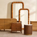 Sienna Leather Floor Mirror