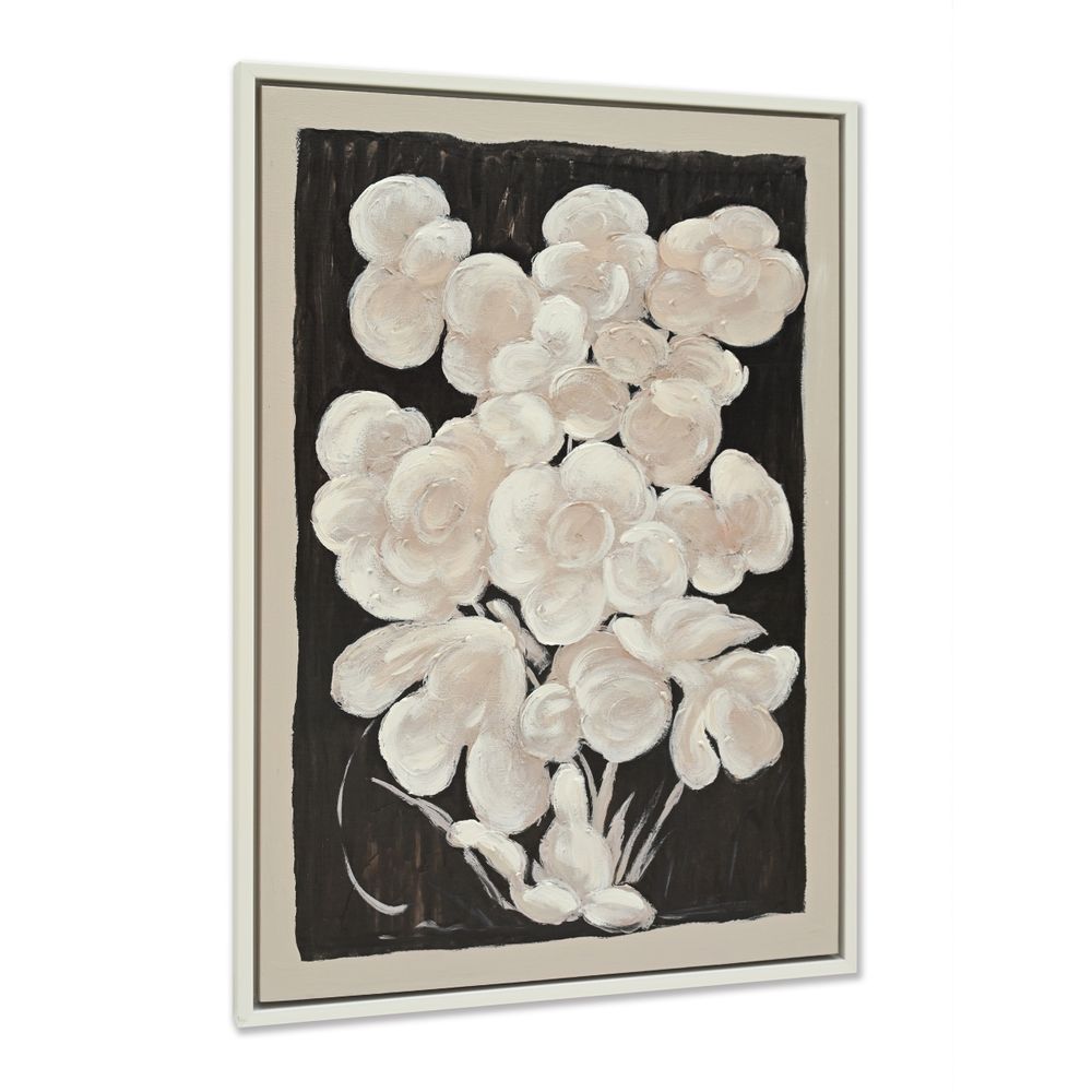 Textured Bouquet Enhanced Canvas Print
