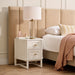 Theodore Bedside Table - White