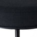 Blackley Black Iron Bar Stool - Black Linen