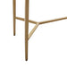 Chloe 110cm Pink Marble Console Table - Gold