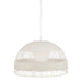 Fortaleza Rattan Pendant - Large White