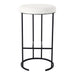 Blackley Black Iron Bar Stool - Natural Linen