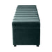 Soho Storage Bench Ottoman - Teal Velvet