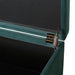 Soho Storage Bench Ottoman - Teal Velvet