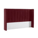 Central Park Queen Bedhead - Wine Velvet