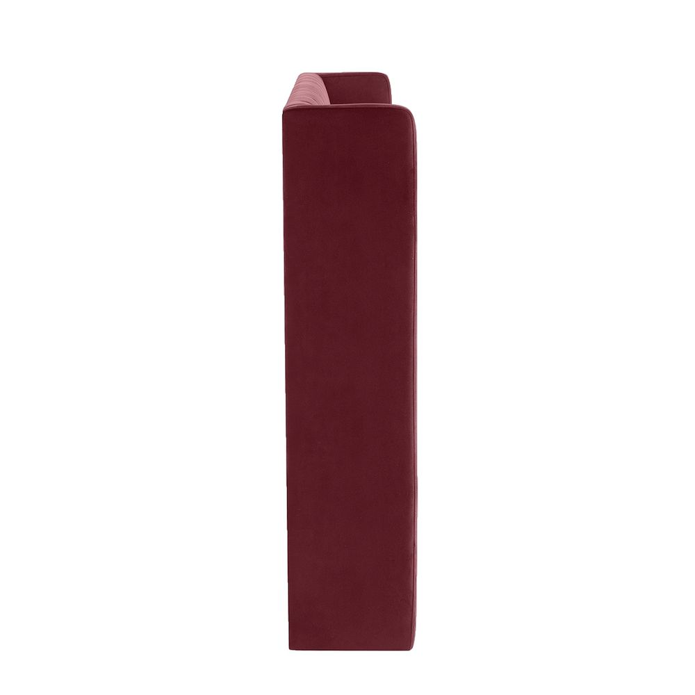 Central Park Queen Bedhead - Wine Velvet