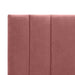 Soho King Bedhead - Dusty Rose Velvet