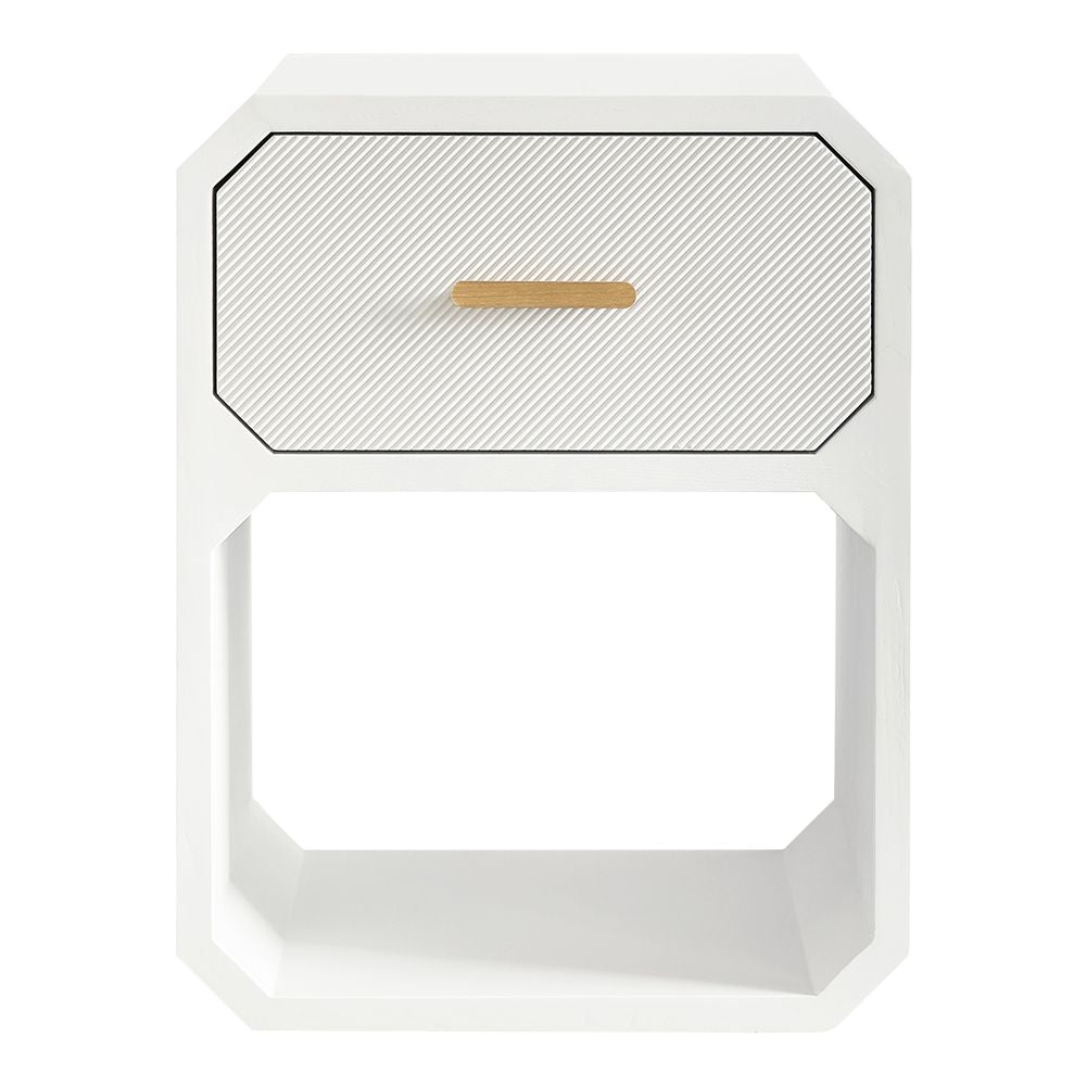Anderson Bedside Table - White