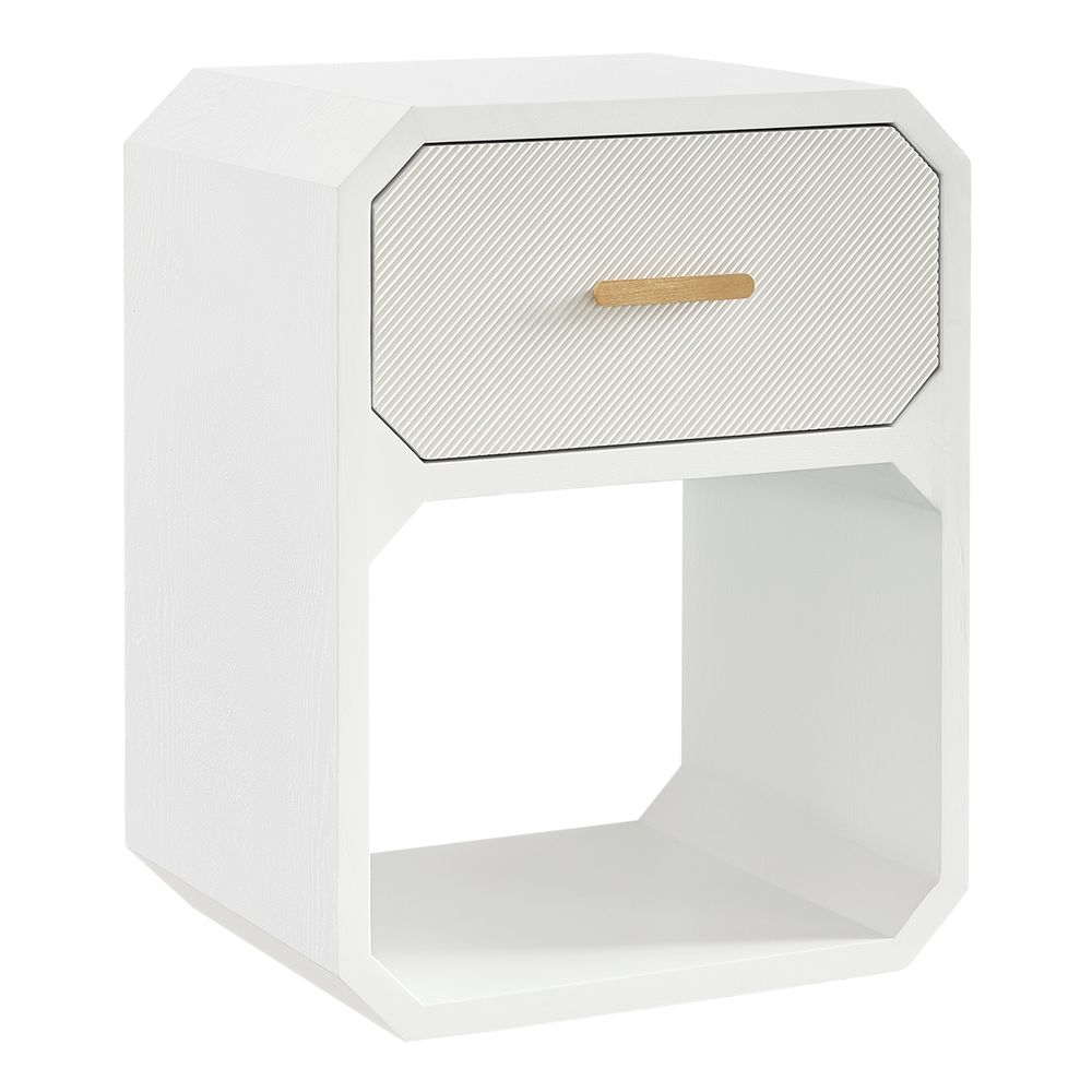 Anderson Bedside Table - White