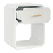Anderson Bedside Table - White