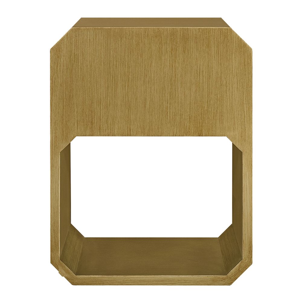 Anderson Bedside Table - Antique Gold