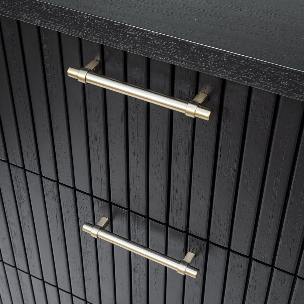 Sophia 3 Drawer Chest - Black