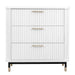 Sophia 3 Drawer Chest - White