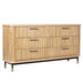 Sophia Oak 6 Drawer Chest - Natural