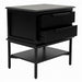 Aimee Bedside Table - All Black