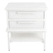 Aimee Bedside Table - All White
