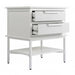 Aimee Bedside Table - All White
