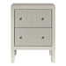 Ariana 50x65cm Bedside Table - Grey
