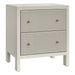 Ariana 67x76cm Bedside Table - Grey
