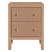 Ariana 50x65cm Bedside Table - Mocha Mousse