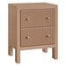 Ariana 50x65cm Bedside Table - Mocha Mousse