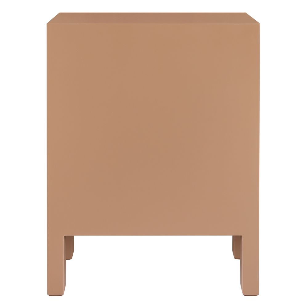 Ariana 50x65cm Bedside Table - Mocha Mousse