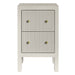Ariana 40x65cm Bedside Table - Grey
