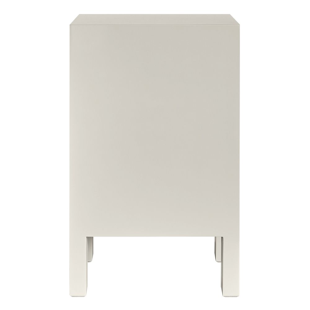 Ariana 40x65cm Bedside Table - Grey