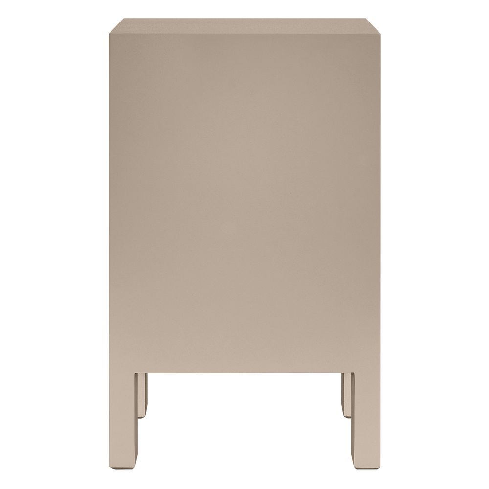 Ariana 40x65cm Bedside Table - Beige